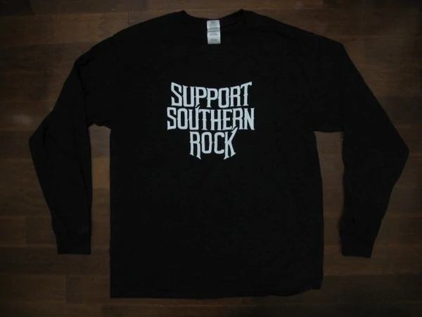 Lynyrd Skynyrd- Support Southern Rock- Long Sleeve Shirt- Two Sided Print